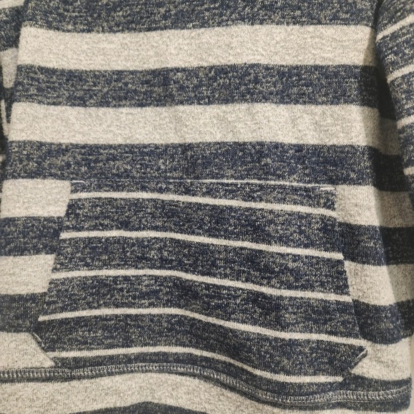 Kids XS4/5 Striped Hoodie Pullover Sweatshirt Casual Comfy Fall Weekend Nautical - Picture 5 of 8